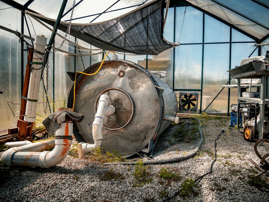 a large metal machine