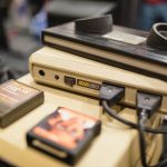 Atari game console set