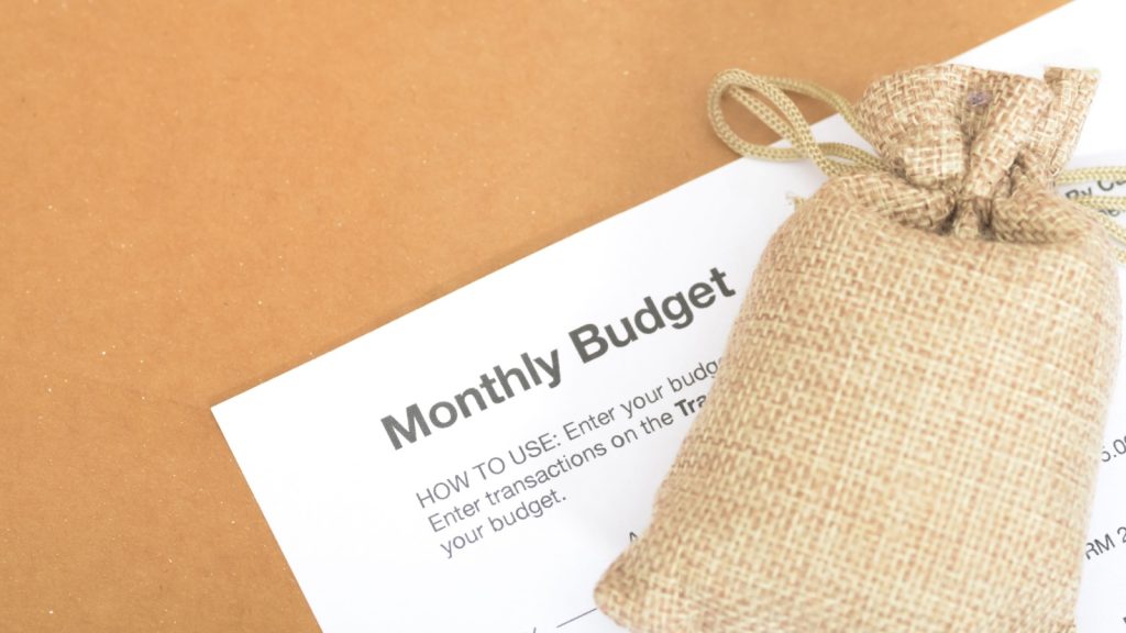 Monthly budget