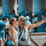 couple taking selfie