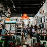 two person in market
