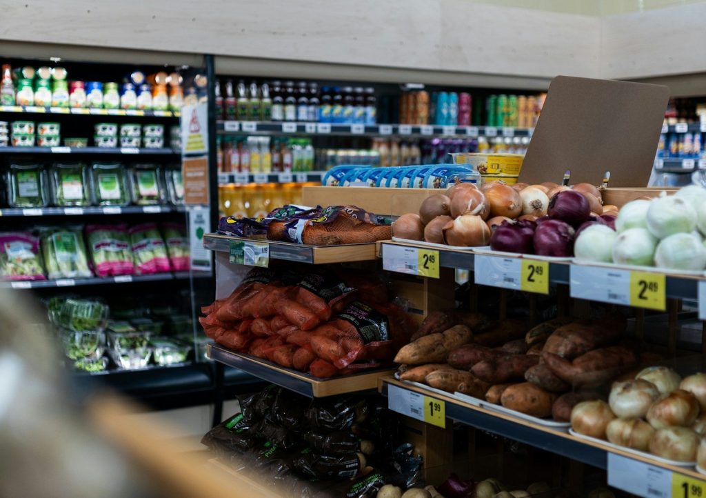 a grocery store filled with lots of fresh produce