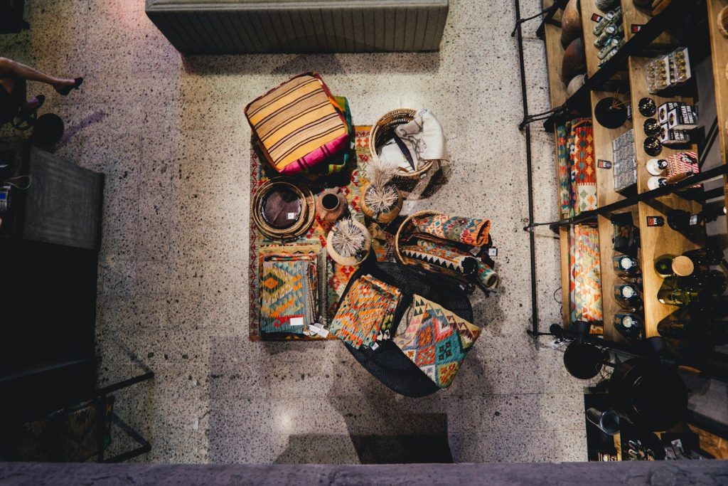 a room with a lot of objects