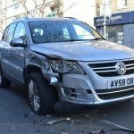 a car that has been hit by another car