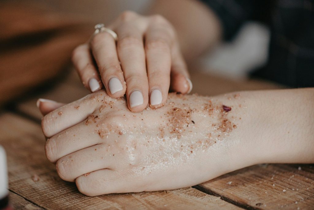 a person making a dough